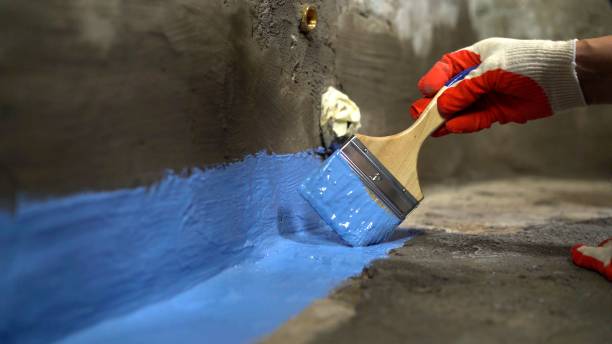 SJ Waterproofing Pros commercial waterproofing team near Harrison, NJ